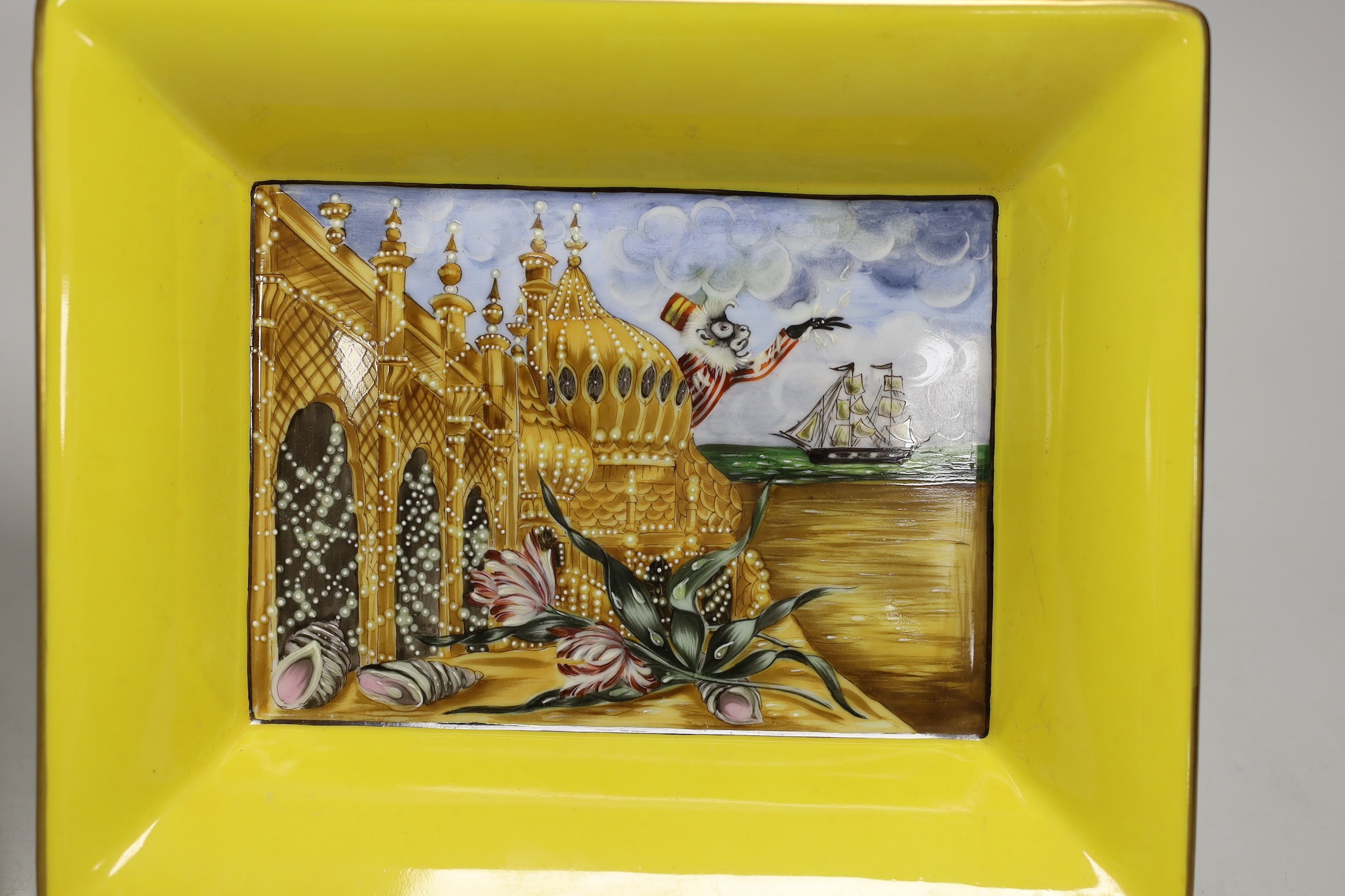 An Asprey bonbon dish and another